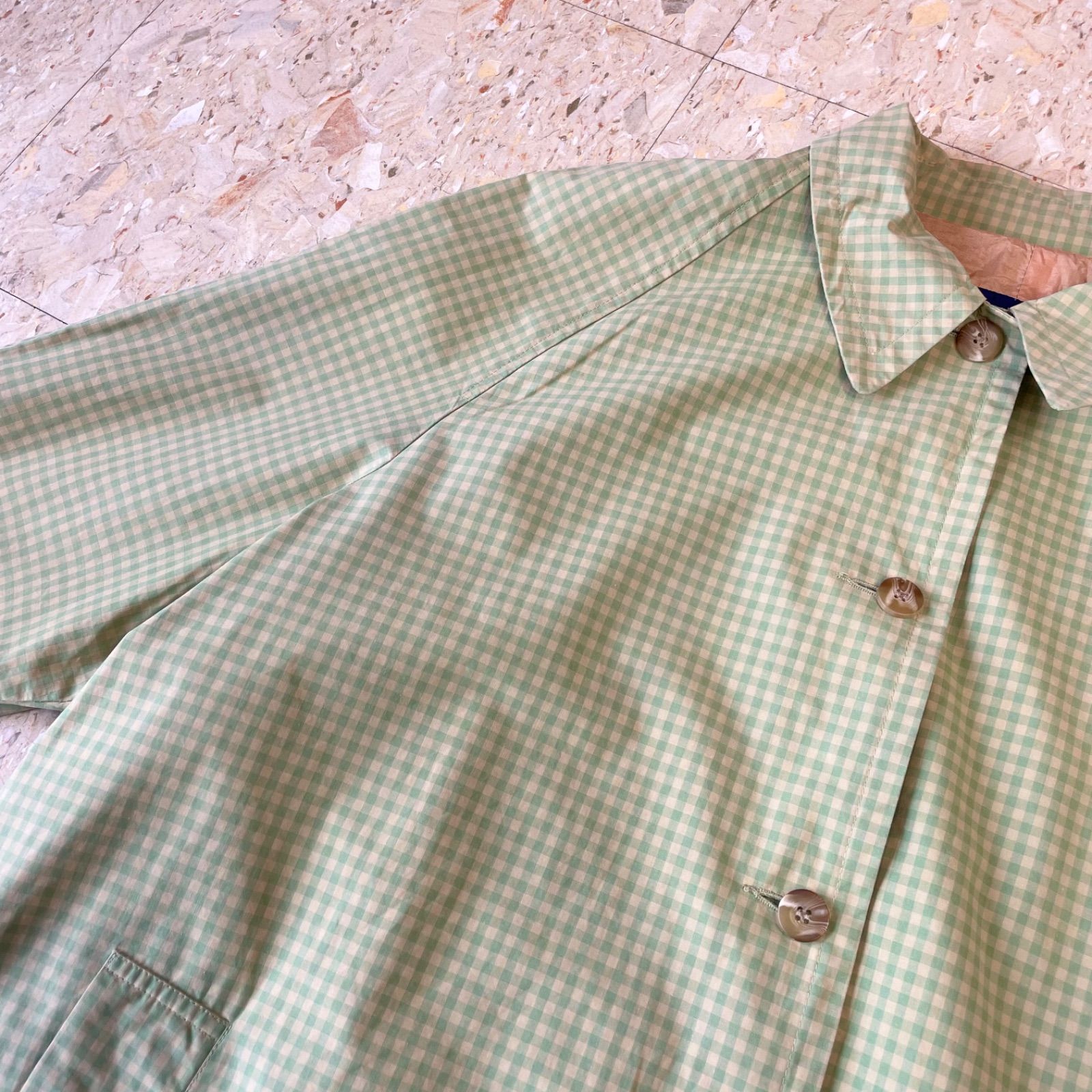 90s 【OLD GAP】 オールドギャップ コットン ハーフコート チェック