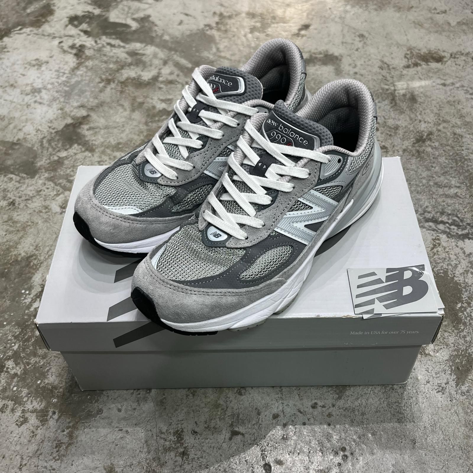 参考上代39600円 New Balance Made in USA 990v6 スニーカー 