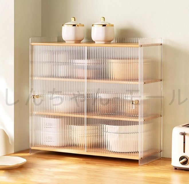 食器棚 卓上食器棚 アクリル扉 ミニ食器棚 キッチン収納棚 キッチン