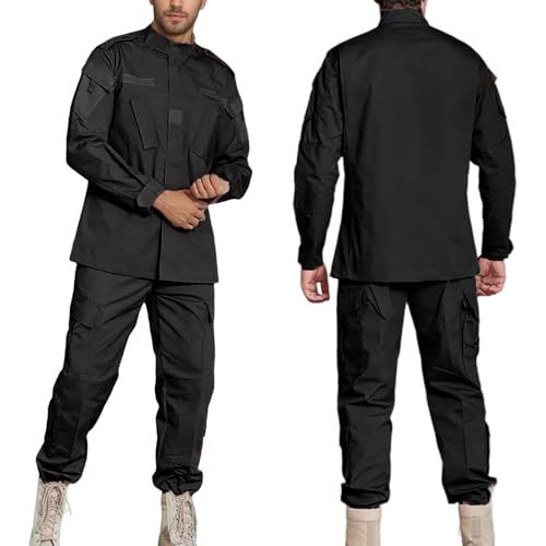 YKS JOOB] 戦闘服 上下セット メンズ ACU 迷彩服 コンバット