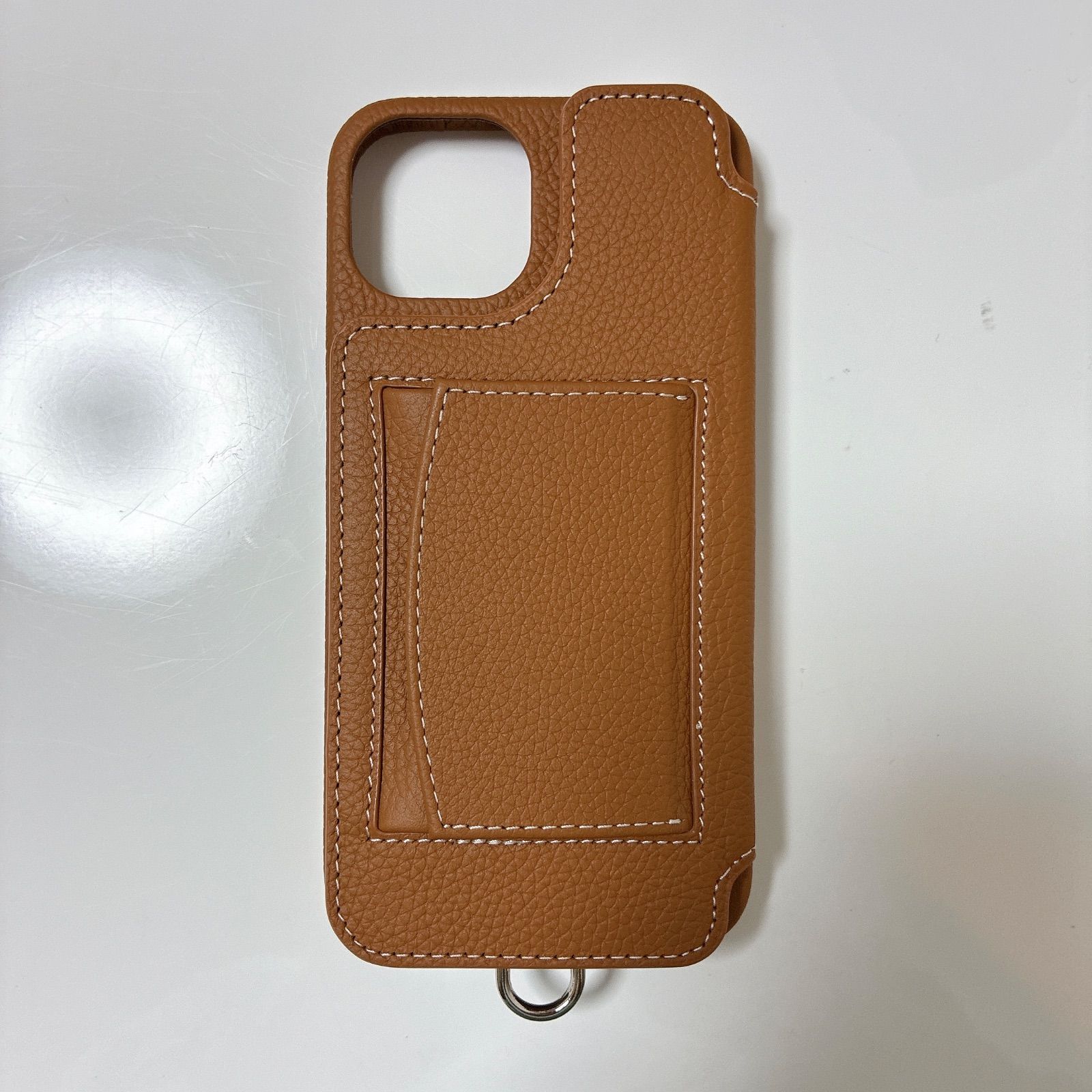 DEMIU レザー iPhoneケース ブラウン iPhone14】新品DEMIUデミュウdemiurvoデミウルーボiPhoneケースPOCHE