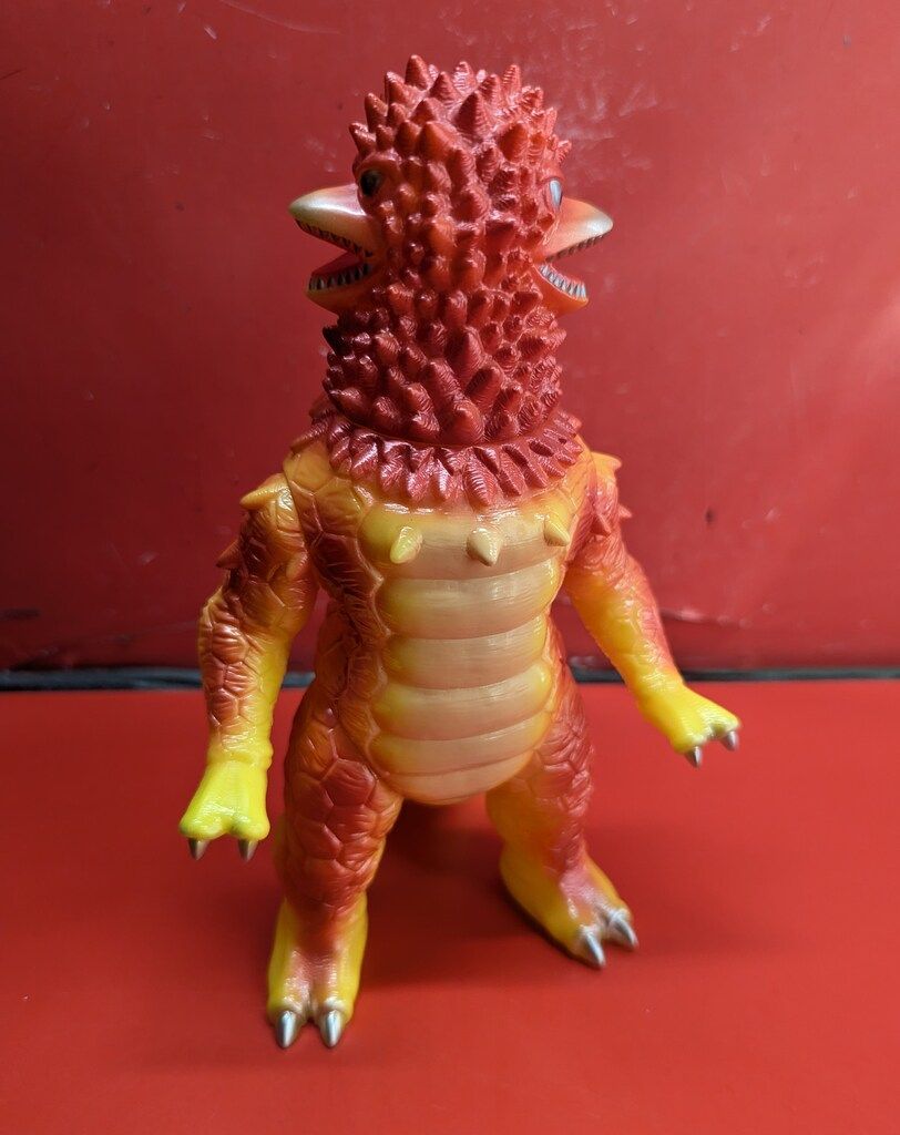 やまなや 怪獣郷/一峰大二ソフビシリーズ 双頭怪獣パンドン 黄色成型