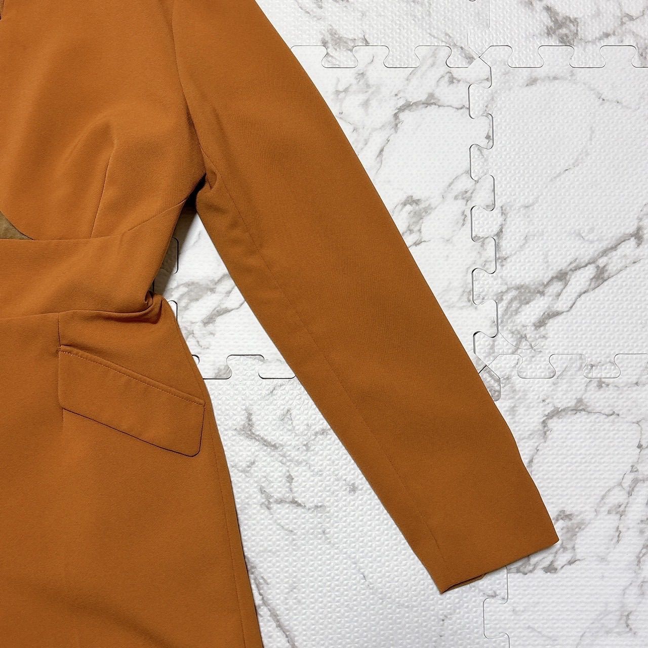 AMERI UNDRESSED UND BAL COLLAR FRONT OPEN JUMPSUIT オールインワン