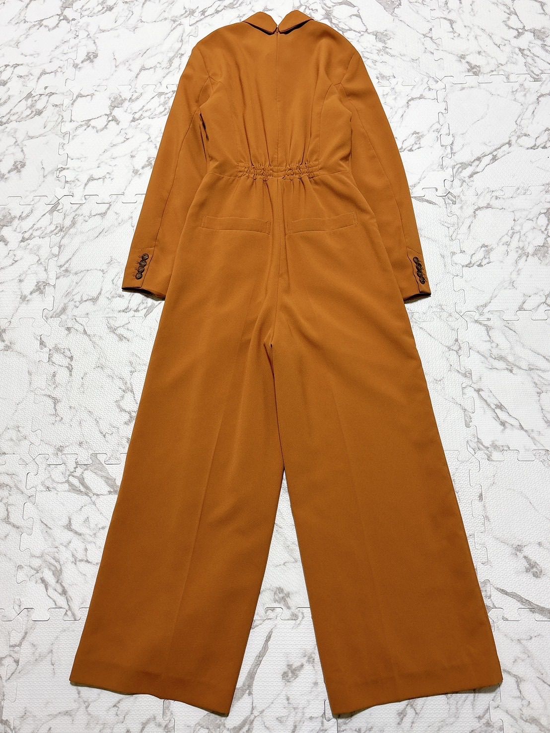 AMERI UNDRESSED UND BAL COLLAR FRONT OPEN JUMPSUIT オールインワン
