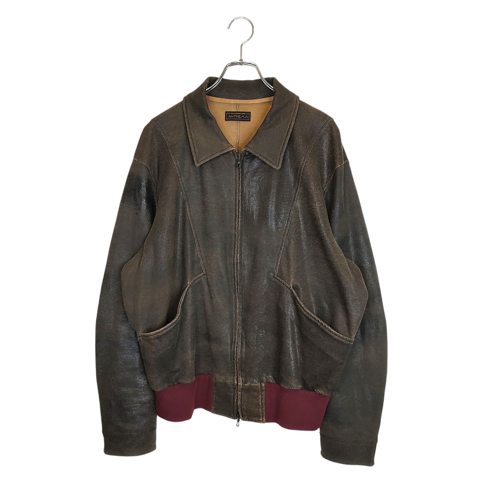 ANTHEM A アンセムエー 25AW CRACK TERRY BLOUSON クラック ブルゾン 