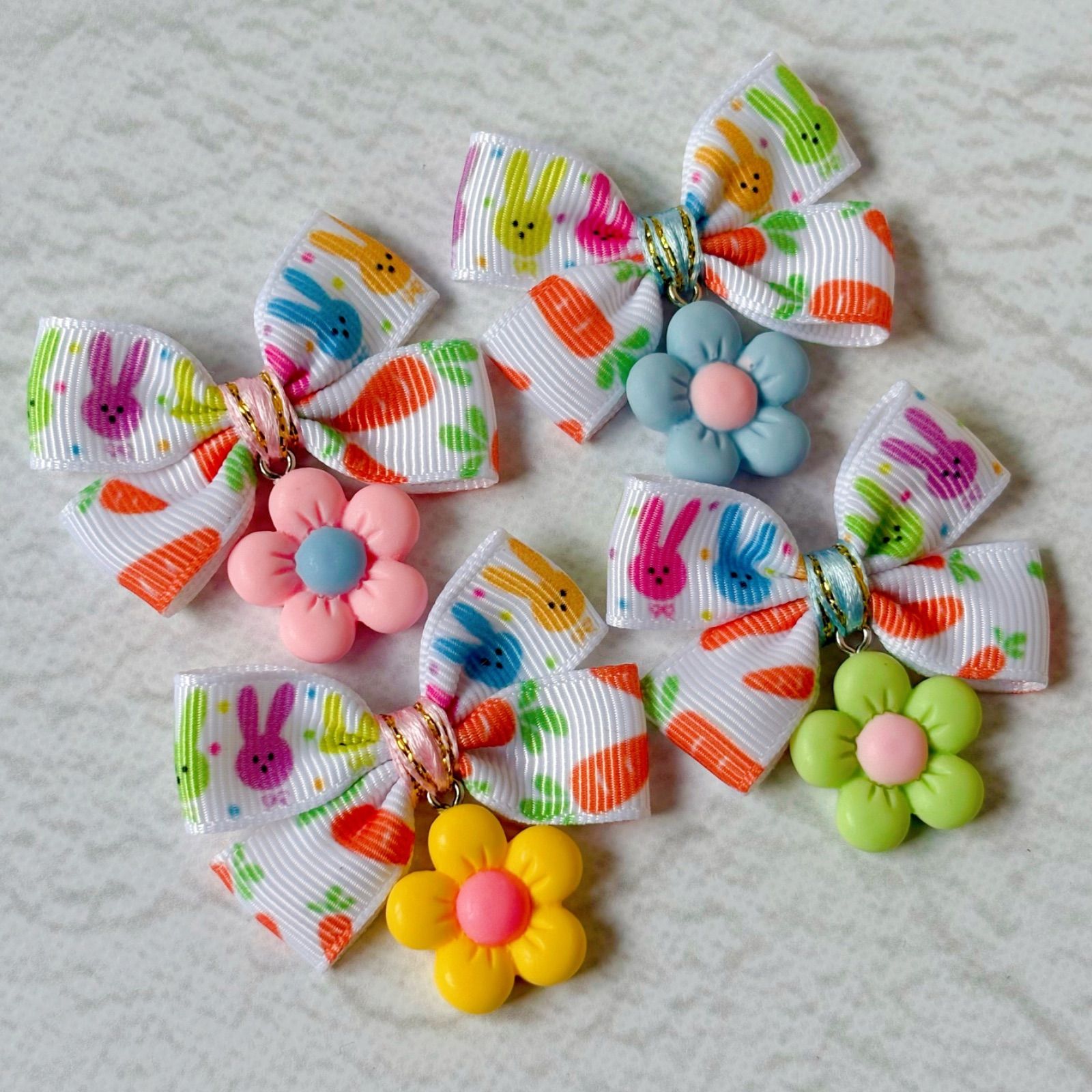 在庫限り】10本 トリミングチョーカー 《102》 イースター うさぎ