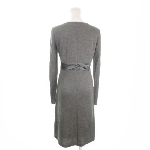 クードシャンス CdeC COUP DE CHANCE ワンピース 36 グレー 長袖 V