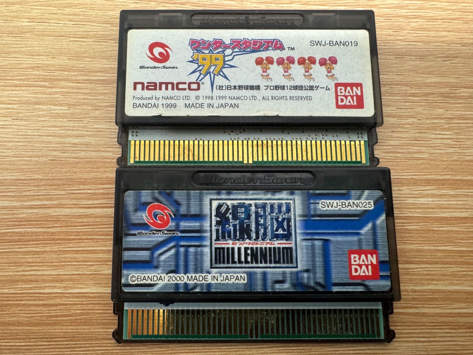 ジャンク品】BANDAI バンダイ Wonder Swan Color&Wonder Swan ソフト2