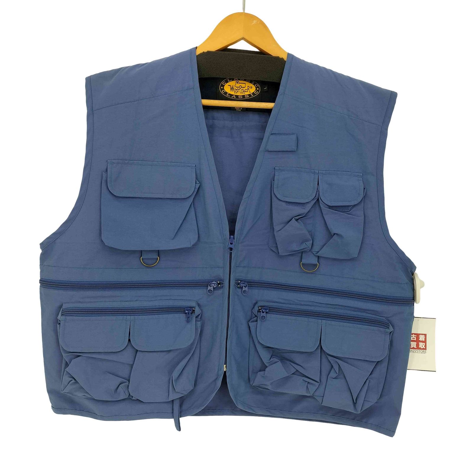 80s フィッシングベスト ウールリッチ WOOLRICH 80s コットンナイロン フィッシングベスト