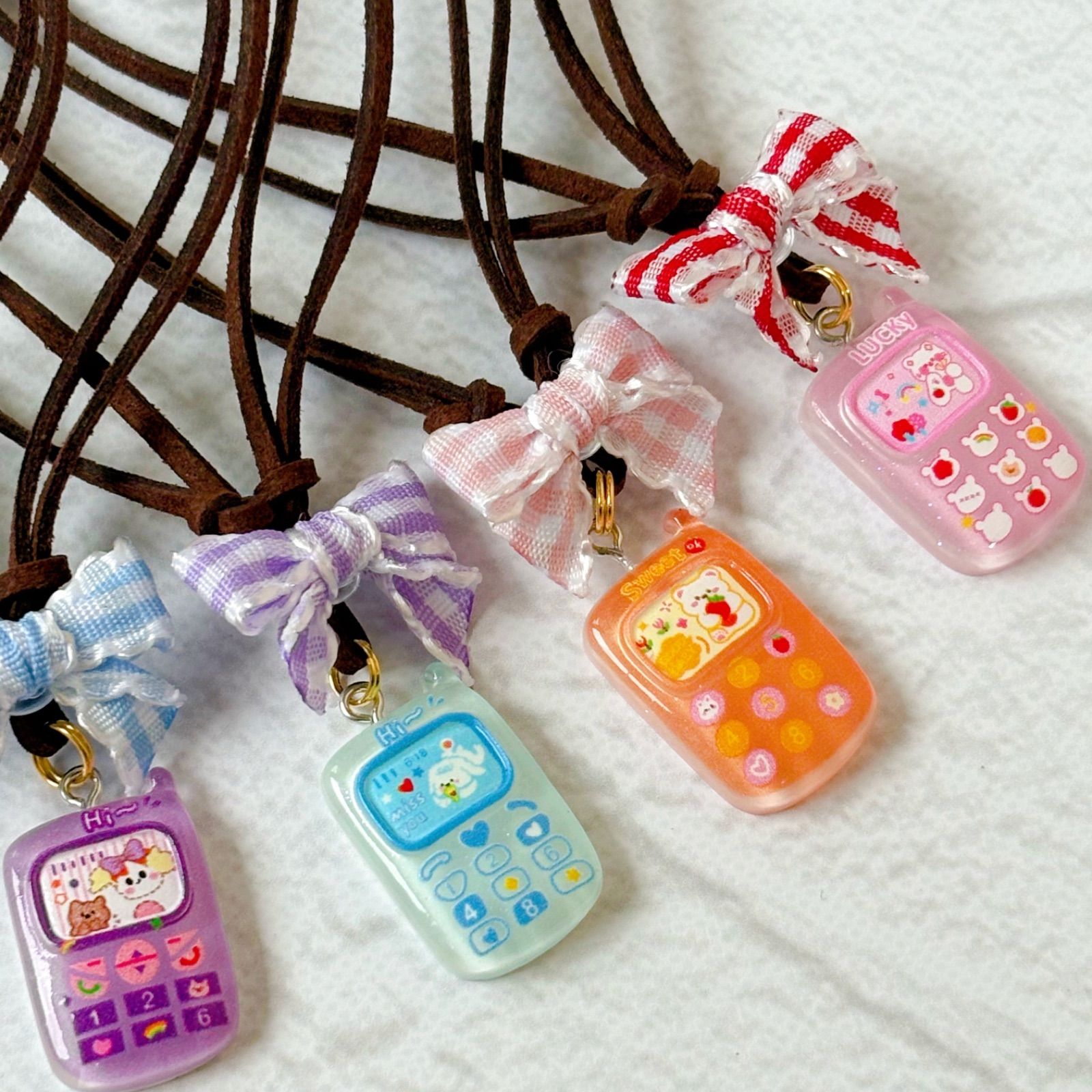 在庫限り】 15本 トリミングチョーカー 《104》 ガラケー 平成 ギャル