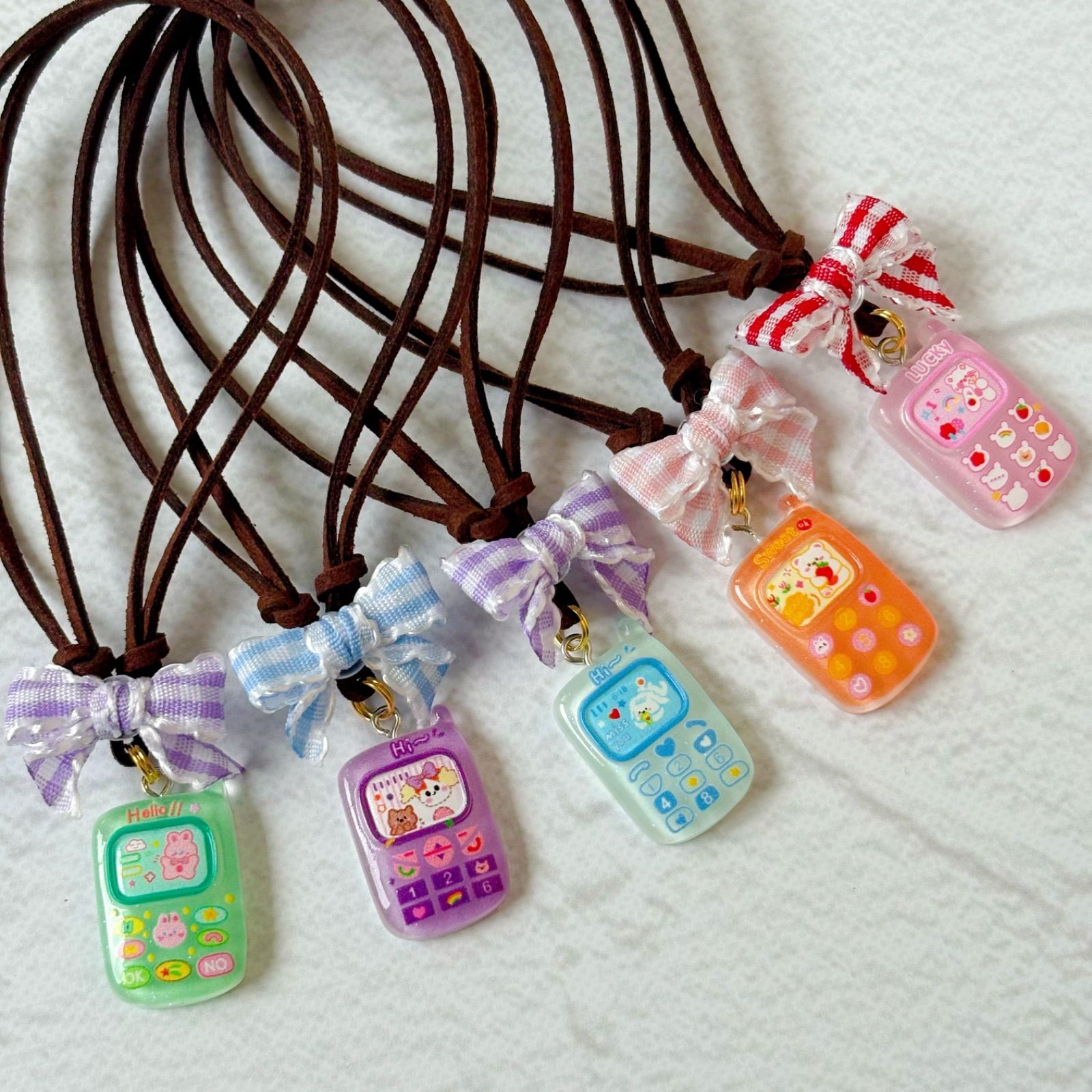 在庫限り】 15本 トリミングチョーカー 《104》 ガラケー 平成 ギャル