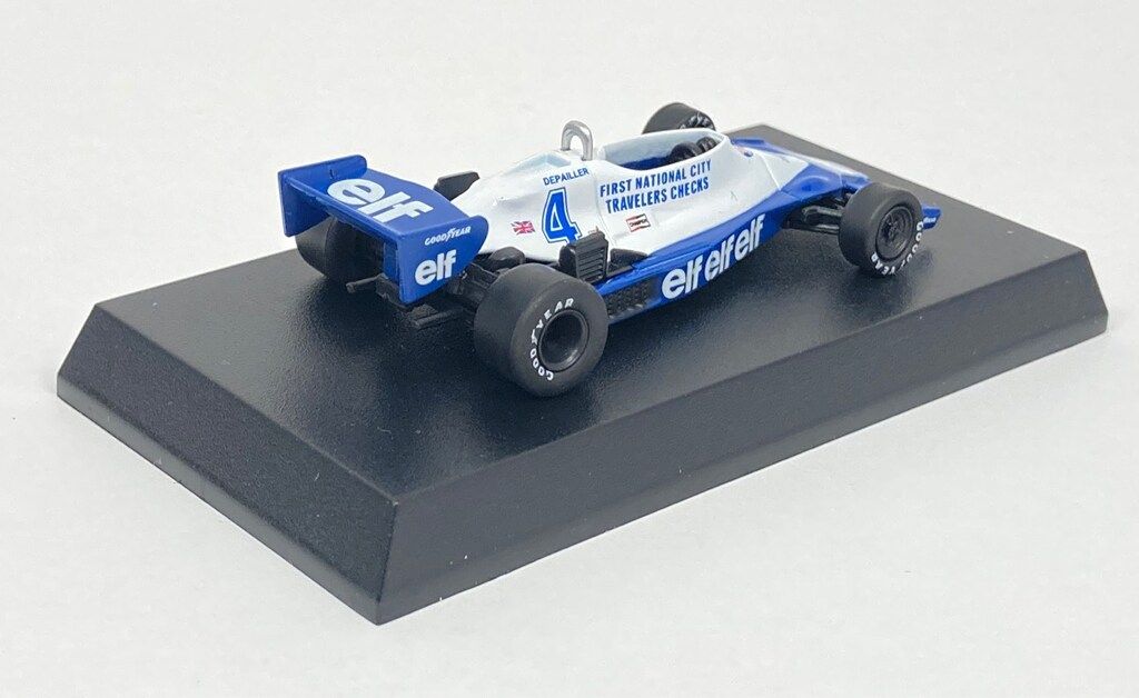 京商 1/64ティレル ミニカーコレクション 008(1978) NO.4 P.DEPAILLER