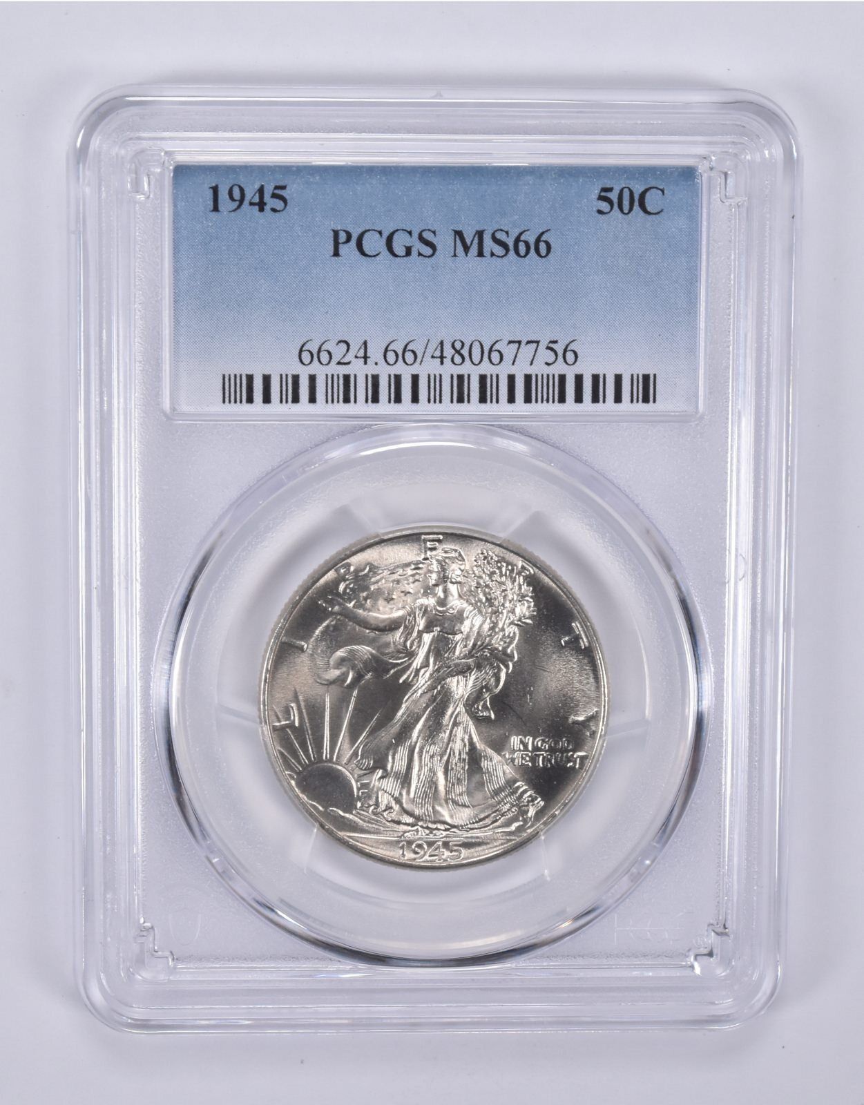 1945年ウォーキング・リバティ・ハーフダラー MS66 PCGS *9207 - メルカリ