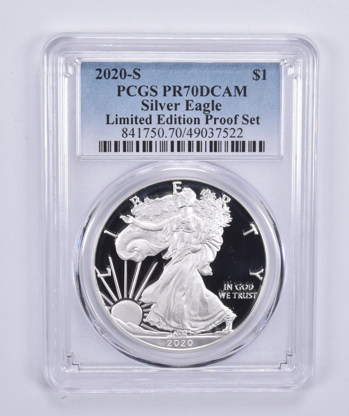 2020-S アメリカンシルバーイーグル限定版シルバープルーフセット PR70