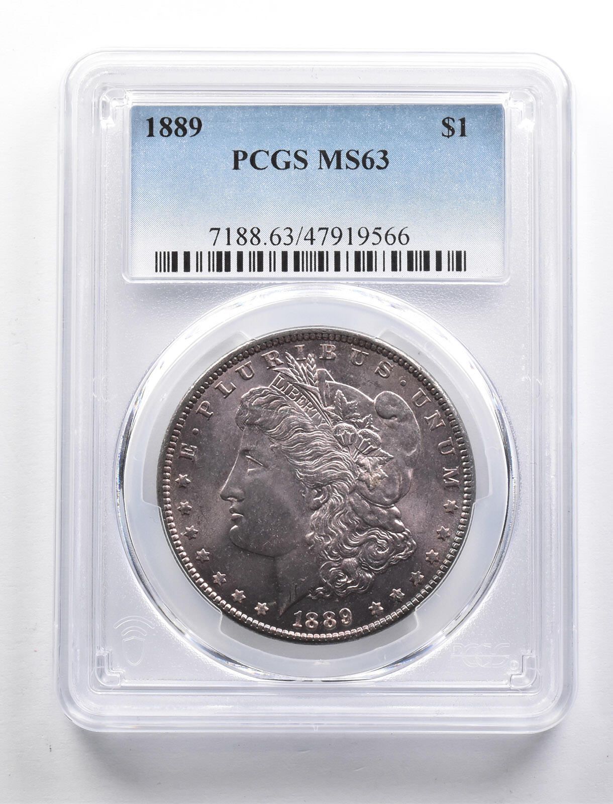 1889年 $1 銀貨 PCGS MS63 MS63 1889年 モルガン銀貨 PCGS *5033 - メルカリ