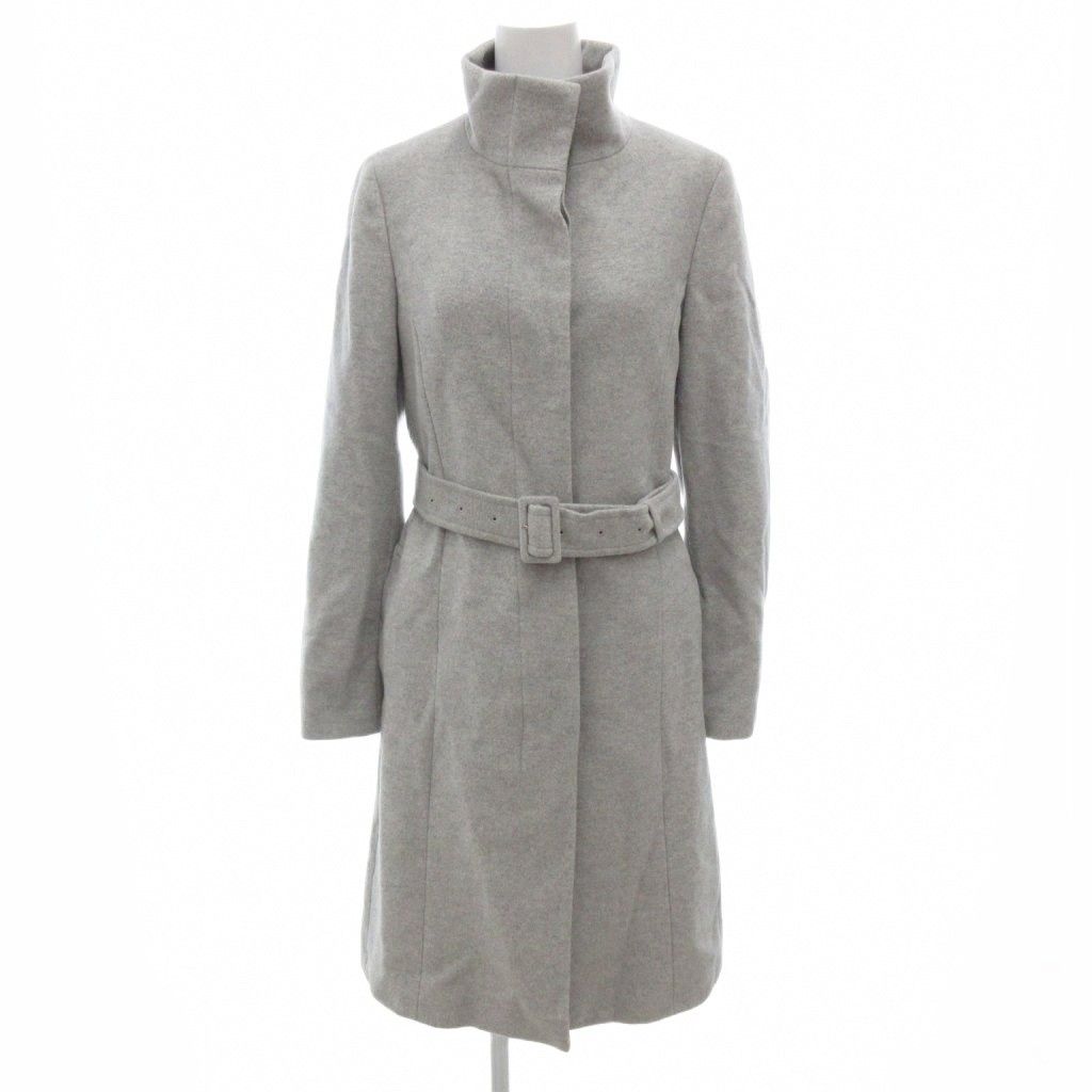 アンタイトル UNTITLED コート ロング丈 ウール アンゴラ混 2 グレー