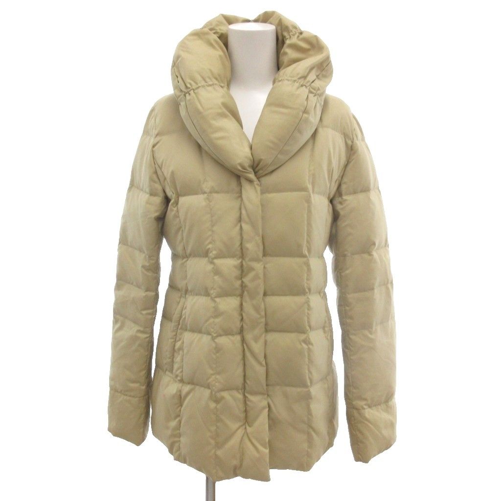 スピック&スパン Spick&Span 美品 ダウンジャケット 38 カーキ