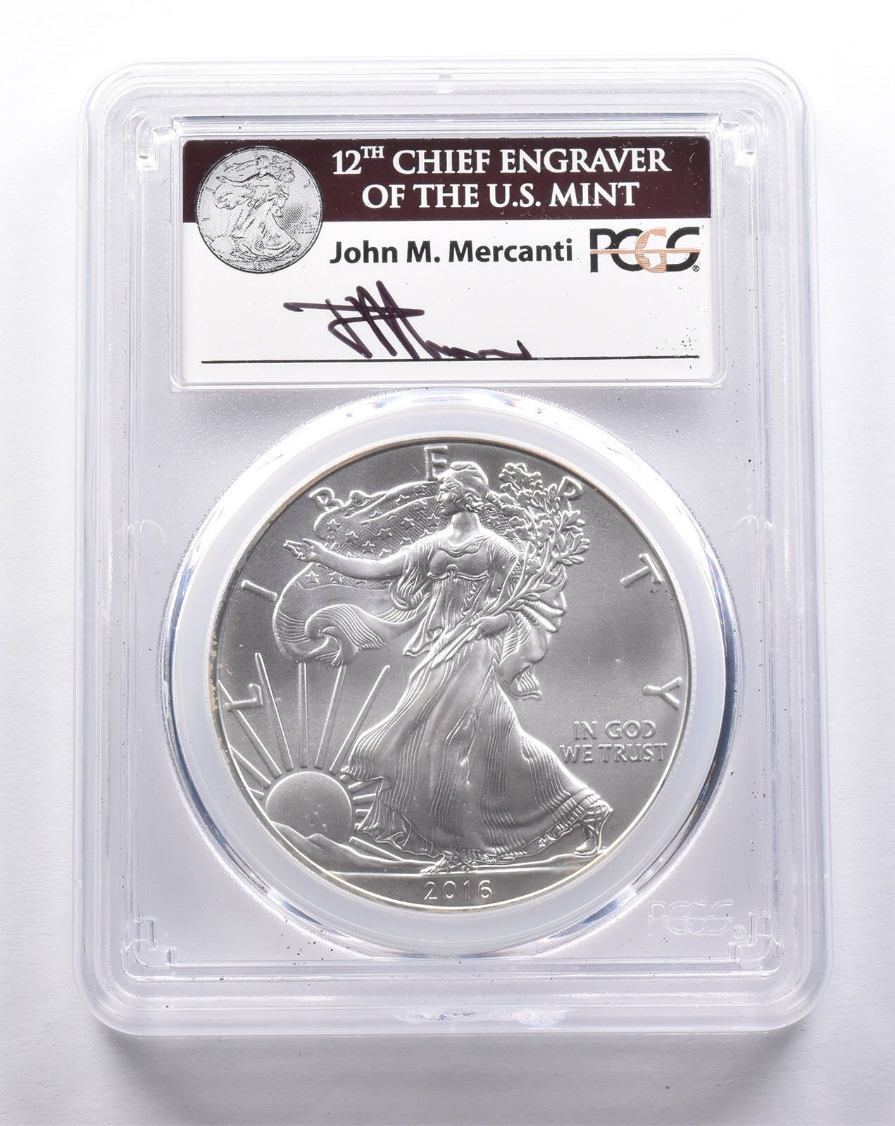 MS70 2016年 アメリカン シルバー イーグル 30周年記念 FS サイン入り