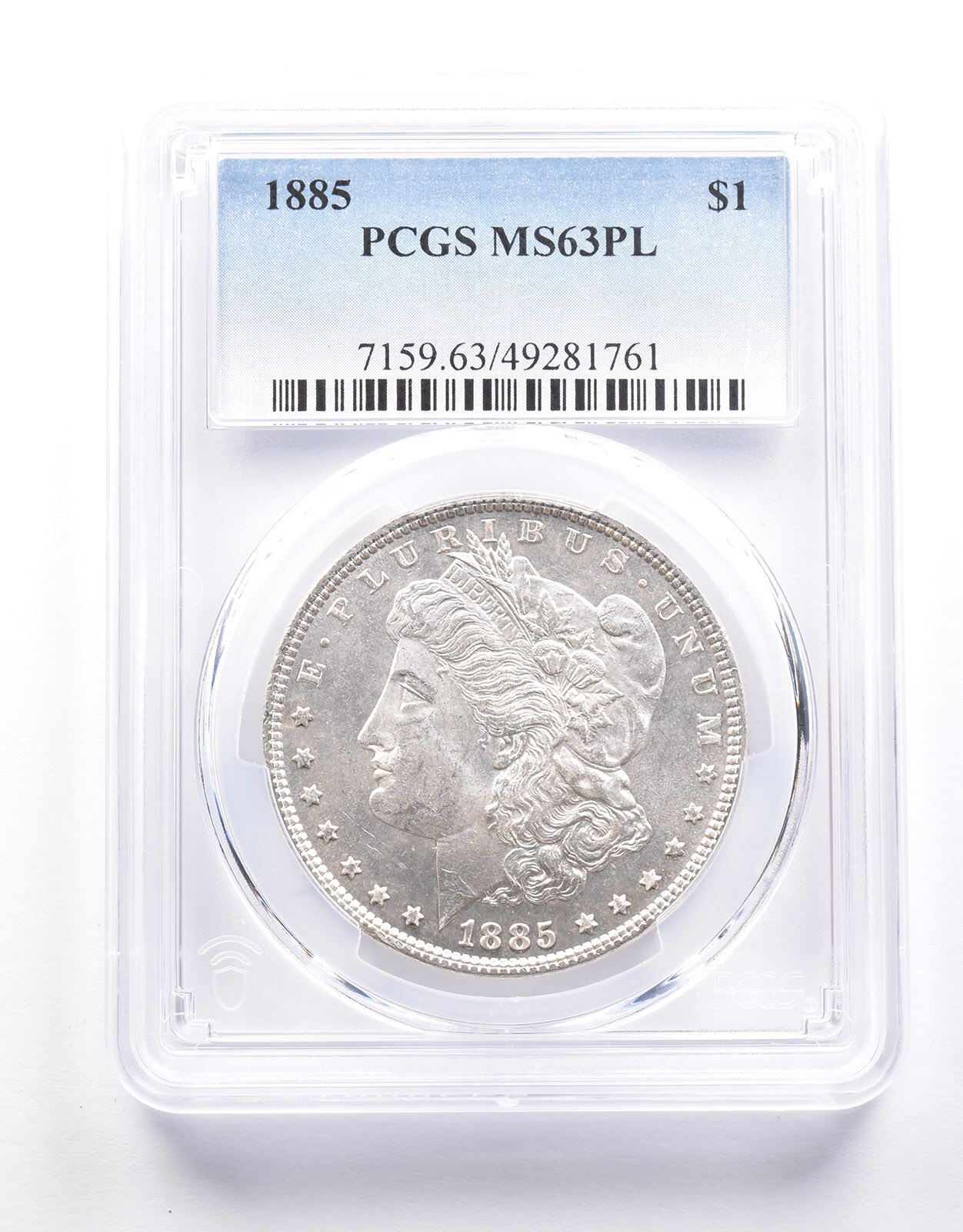 1885年 モルガン銀貨 MS63 PL PCGS *0677 - メルカリ