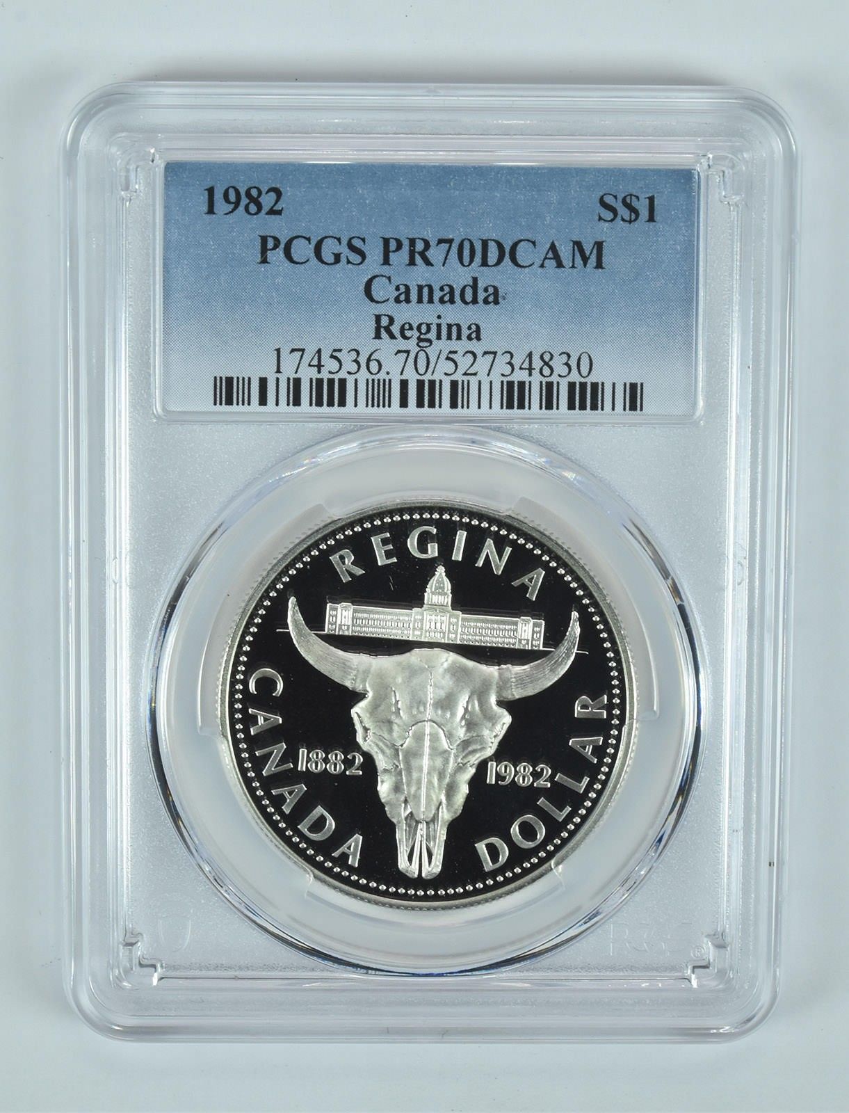 1982 カナダ 1 ドル シルバー レジーナ PR70 DCAM PCGS - メルカリ