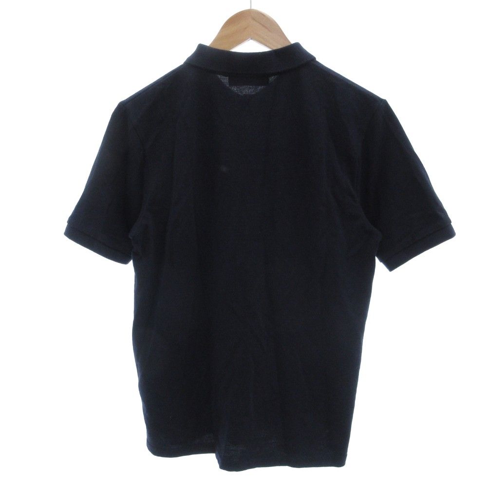 ナノユニバース nano universe 美品 ポロシャツ S 紺 ネイビー 半袖