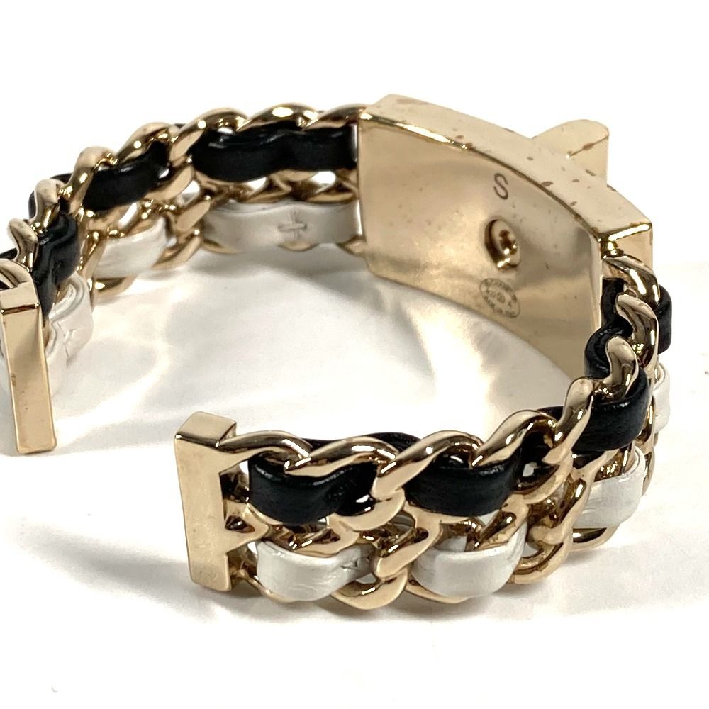 CHANEL シャネル バングル CC ロゴ ココマーク Wチェーン メタル