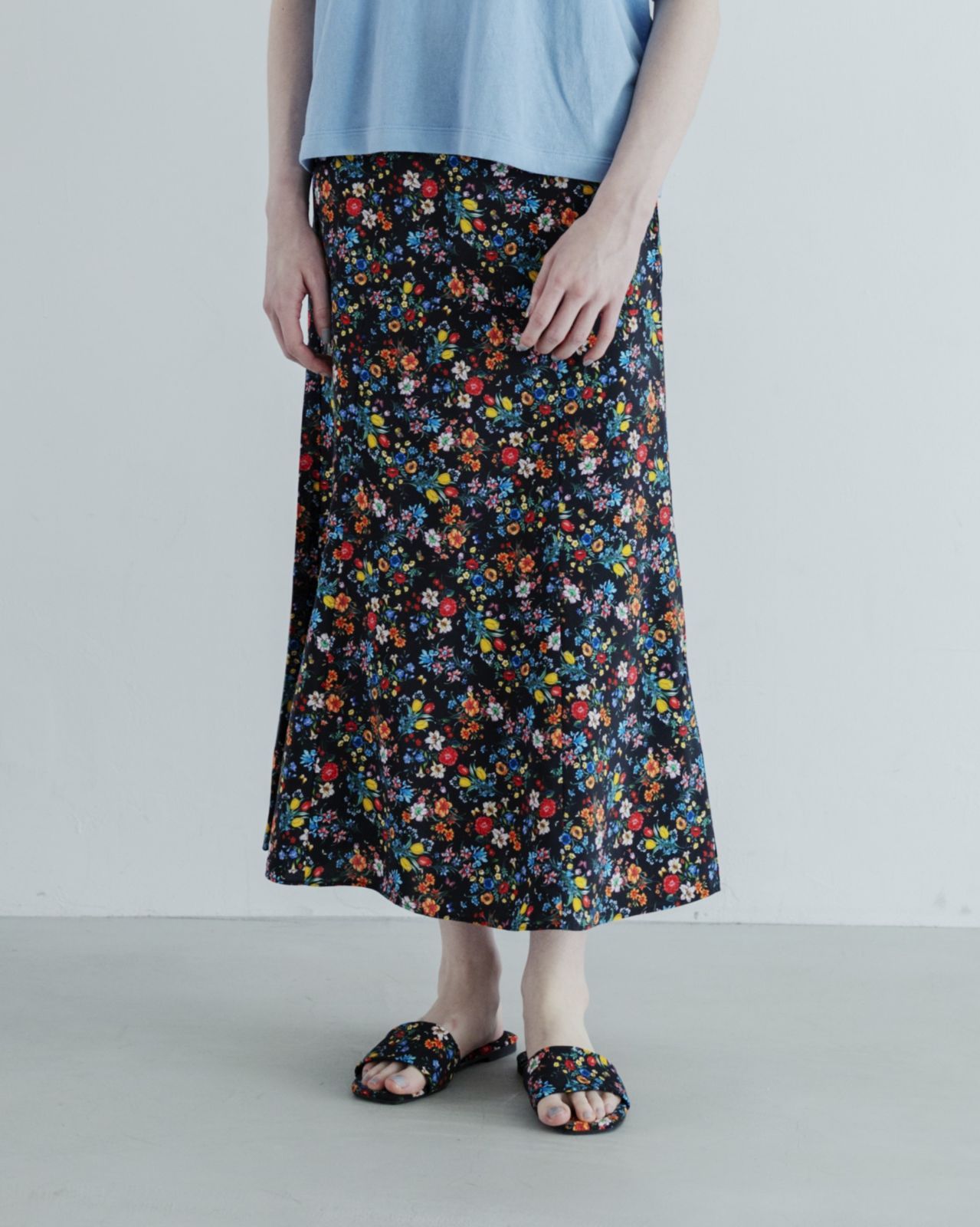 MEYAME ビューティフルスカート 花柄 サイズ0 ブラック 新品未使用 MEYAME メヤメ BEAUTIFUL SKIRT (FLOWER) BLACK ビューティフル