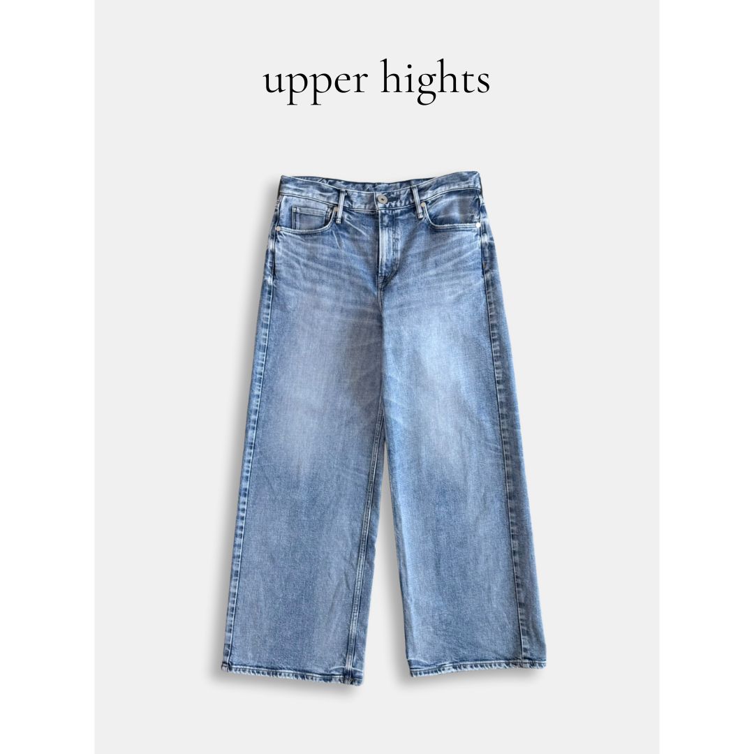 upper hights アッパーハイツ THE ROBIN ワイドストレート デニム