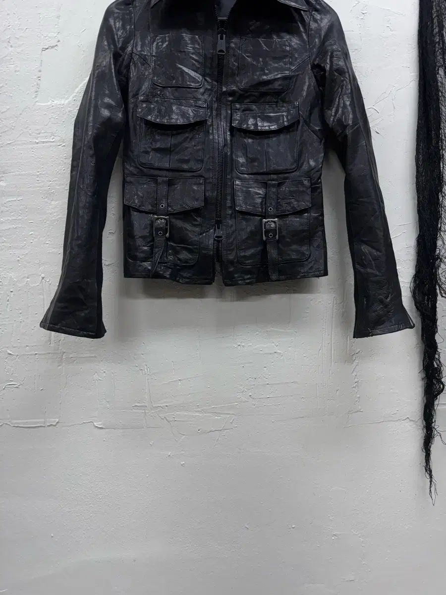 00s archive issey miyake ギミックレザージャケット 黒 Sly 00s アーカイブ ギミック レザージャケット - メルカリ