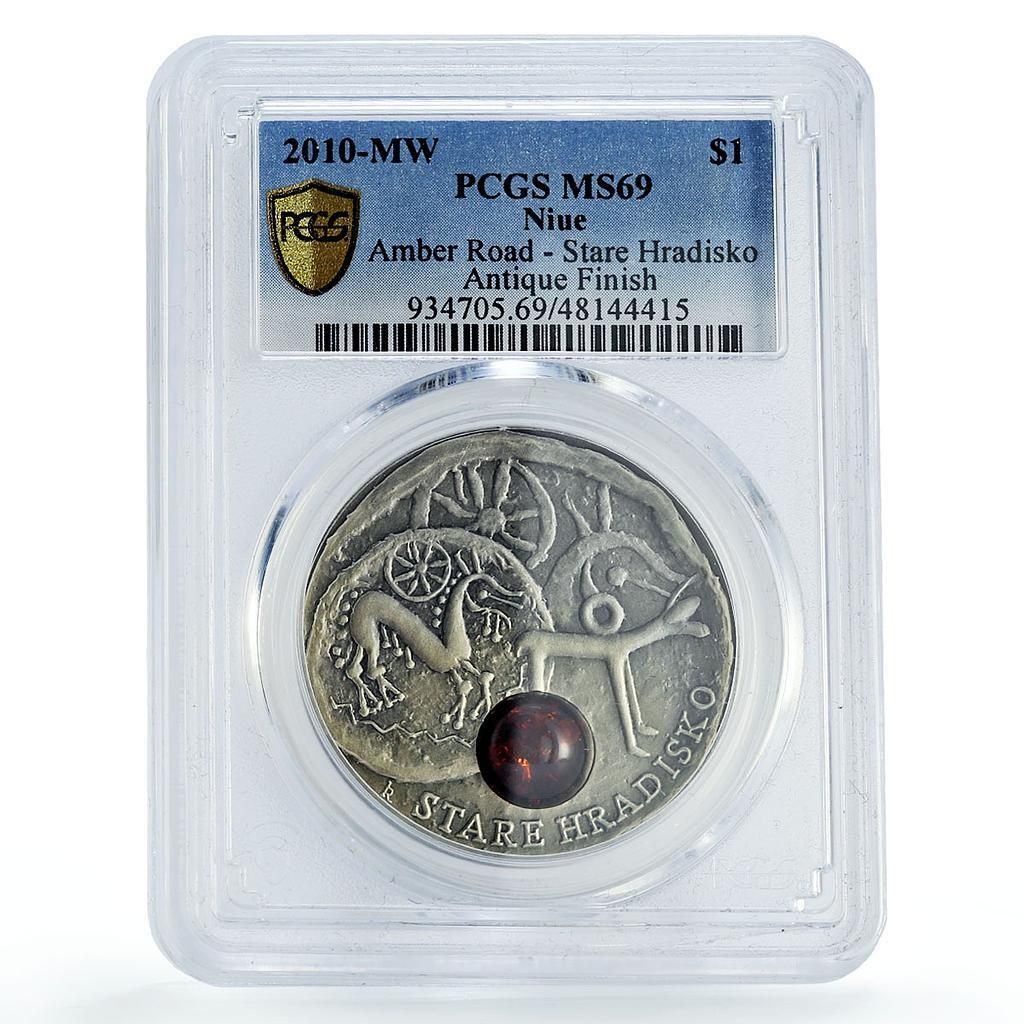 ニウエ 1ドル アンバー ルート ロード スタレ フラディスコ セルティックス MS69 PCGS 銀貨 2010年 - メルカリ
