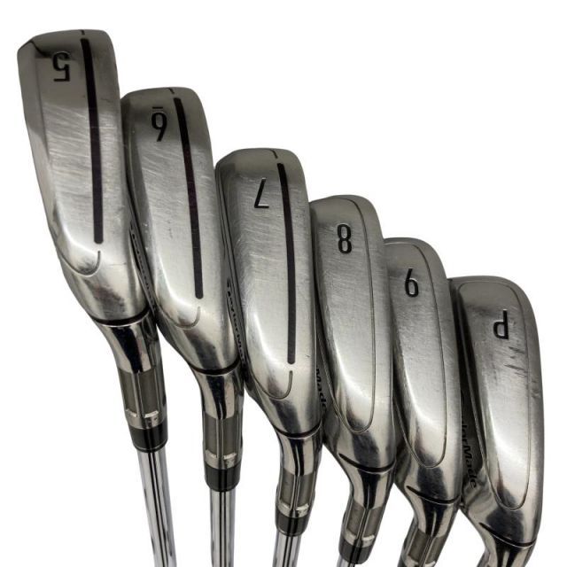 中古】 テーラーメイド M6 6S アイアンセット IR RE-AX 85 STEEL