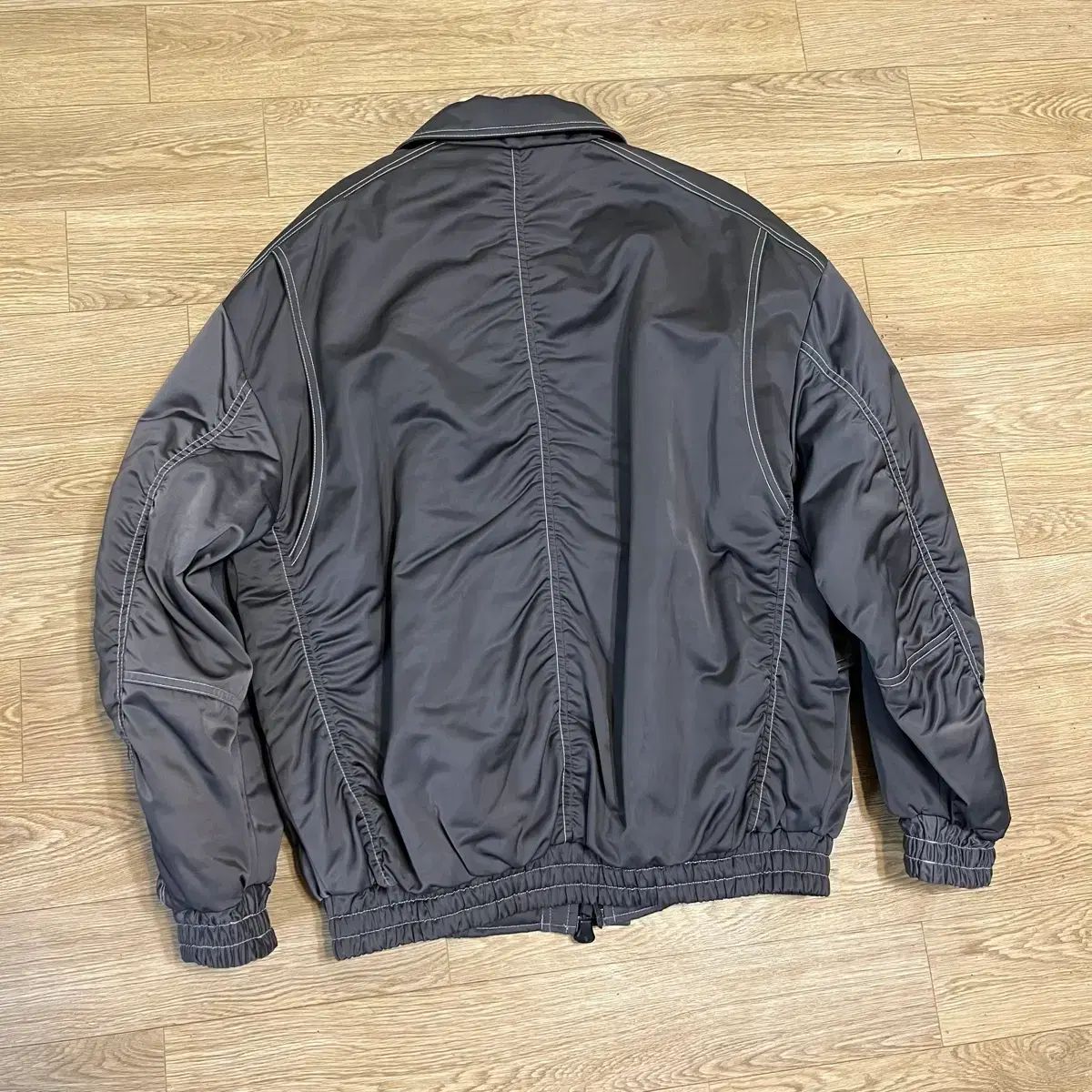 MAISON MINED GEREN STITCH BOMBER GREY ブルゾン MA-1