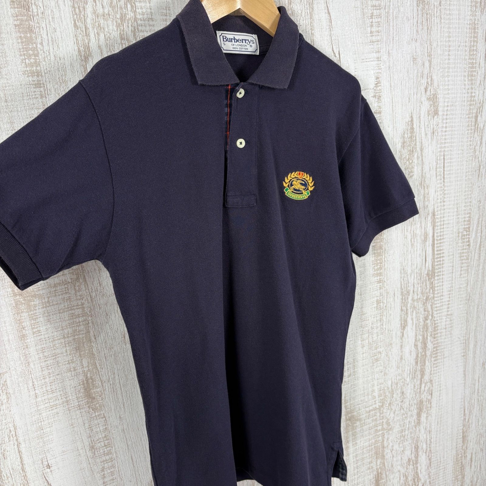 90s Burberrys ヴィンテージ バーバリー チェック ホースロゴ刺繍