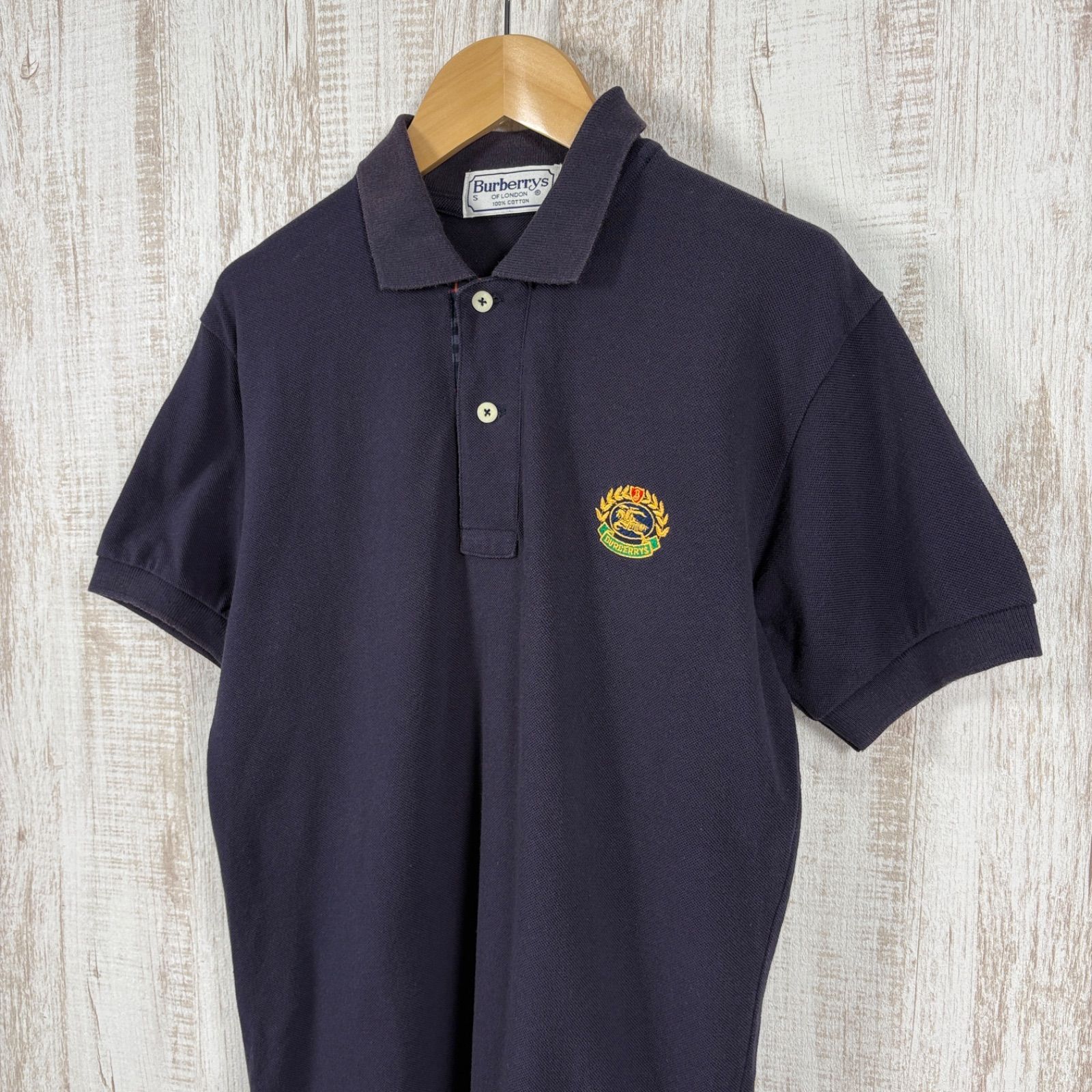 90s Burberrys ヴィンテージ バーバリー チェック ホースロゴ刺繍