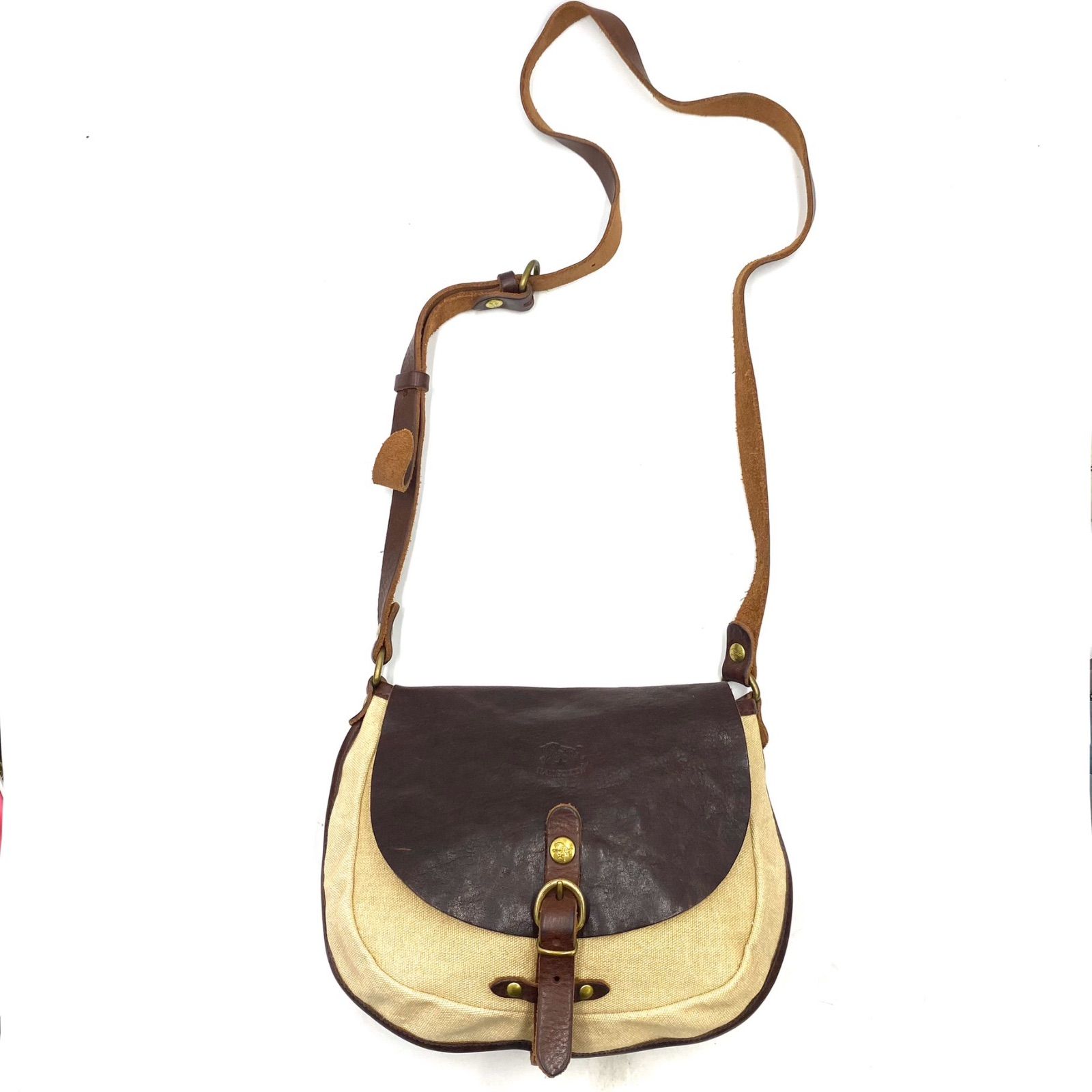 IL BISONTE イルビゾンテ ショルダーバッグ 斜めがけ レザー