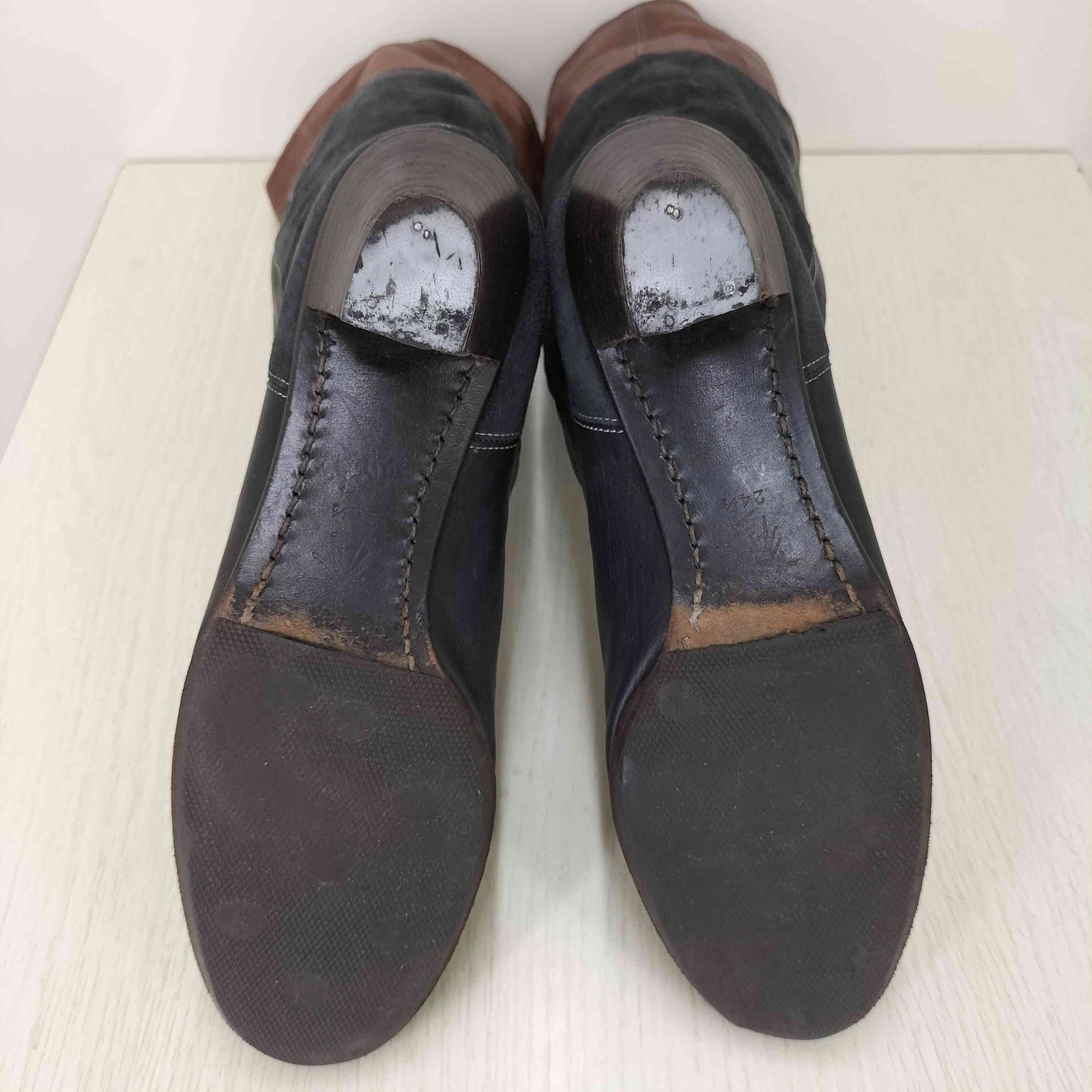 ミハラヤスヒロ MIHARA YASUHIRO レザー切替 レイヤードブーツ archive