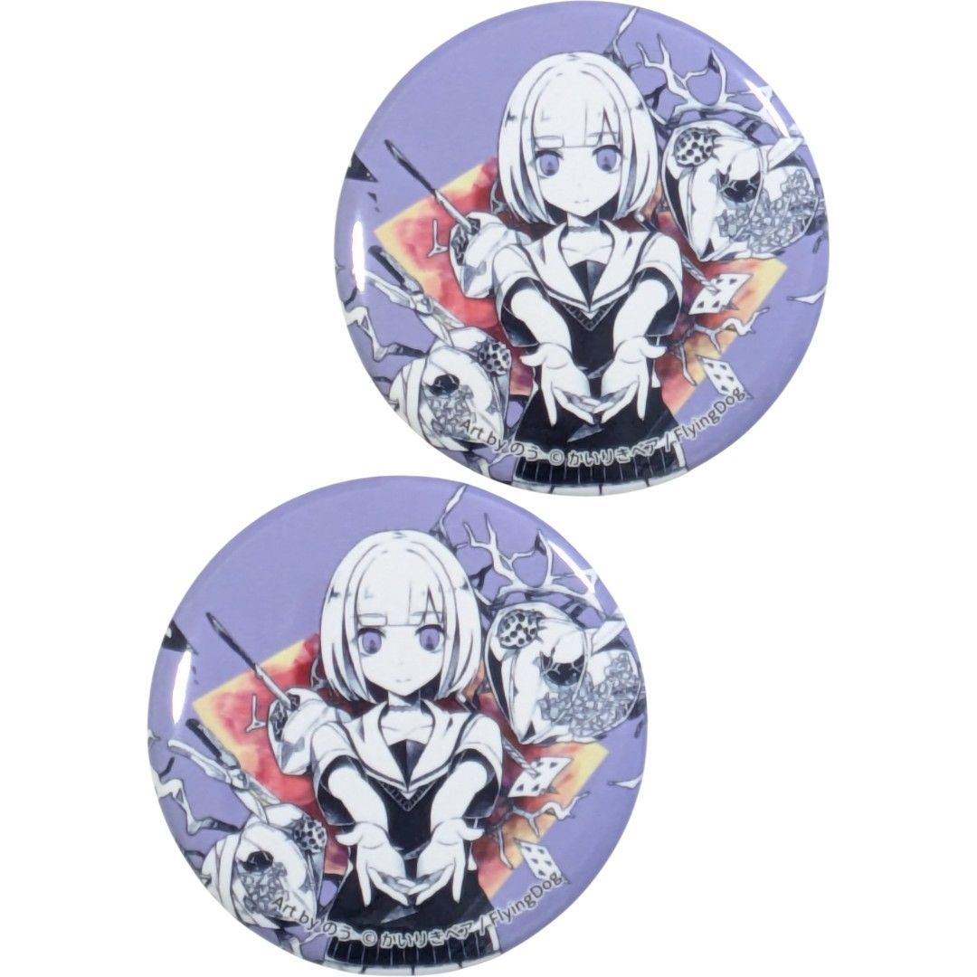 送料無料 24時間以内発送 未使用 2点セット ココロナンセンス 缶バッジ