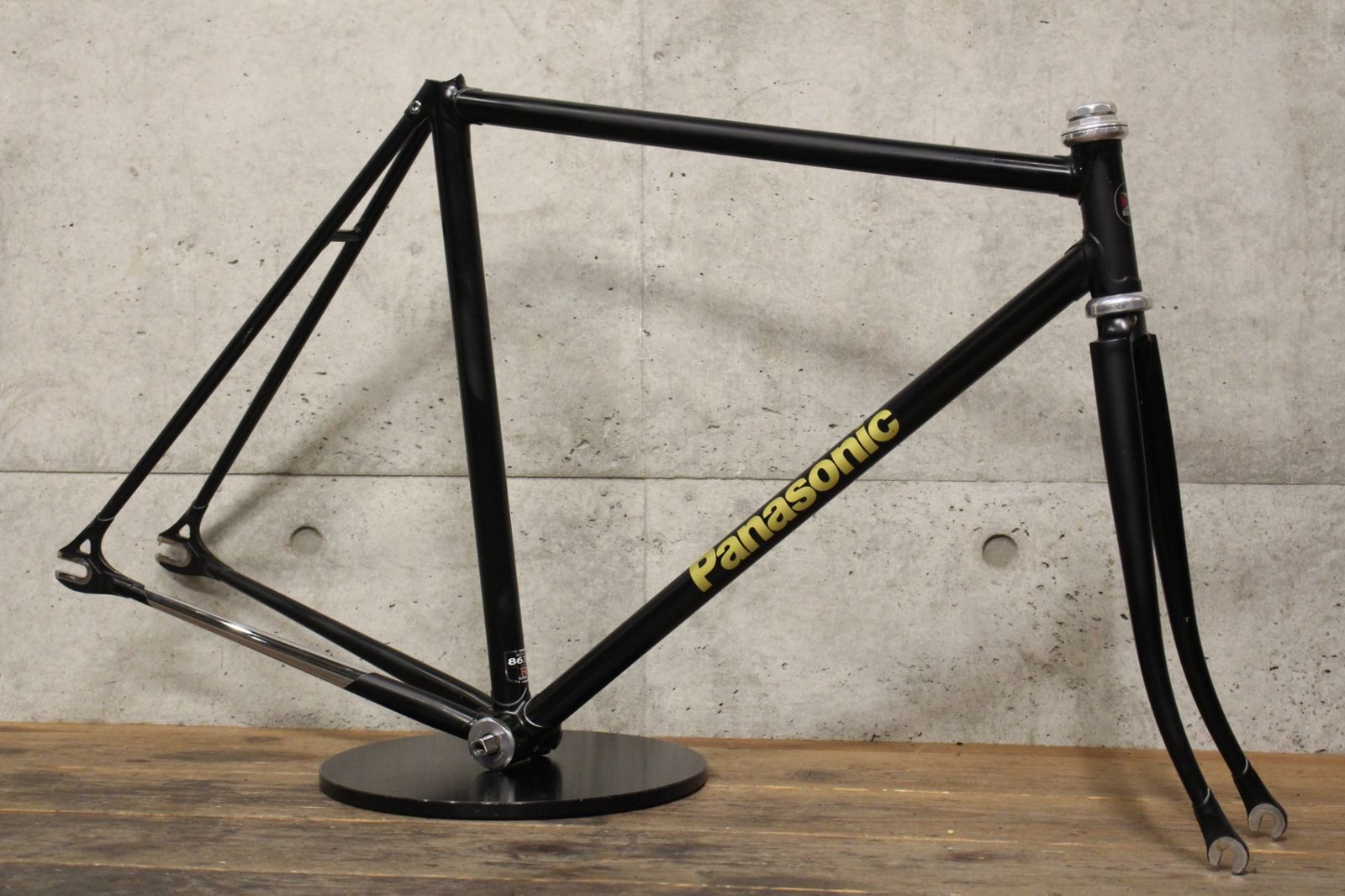 パナソニック Panasonic クロモリ ピスト トラック 競輪 NJS フレーム