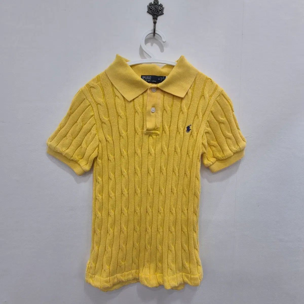 ポロラルフローレン イエロー ケーブルニット 半袖Tシャツ - メルカリ