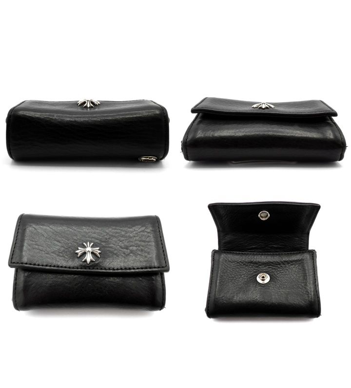クロムハーツ CHROME HEARTS 【 TINY WALLET 】 CHプラス レザー
