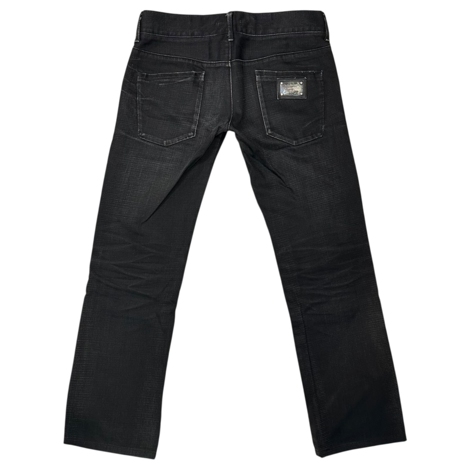 ドルチェアンドガッバーナ デニム ジーンズ ブラック 33 DOLCE&GABBANA(ドルチェ&ガッバーナドルガバ) 00's Black Denim Pants