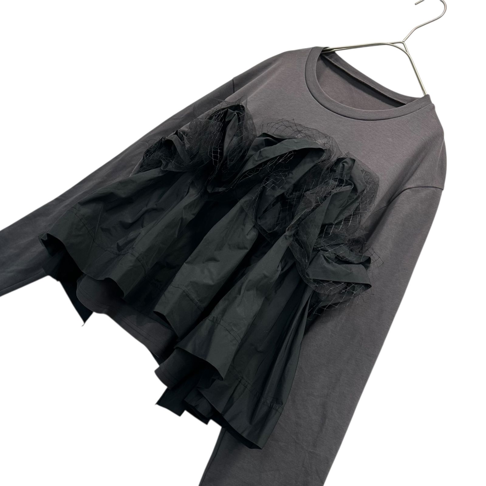 MAISON SPECIAL(メゾンスペシャル) Mixed-Material Combination Frill