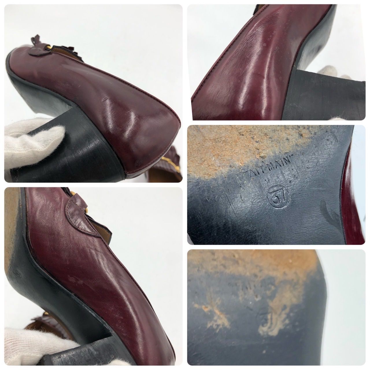 ヴィンテージ】セリーヌ パンプス ローファー フリンジ ビット