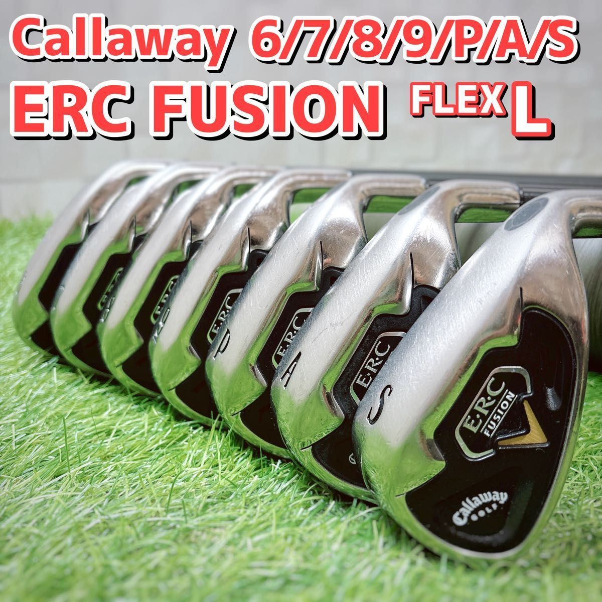 キャロウェイ ERC FUSION レディースゴルフ アイアン 7本セット