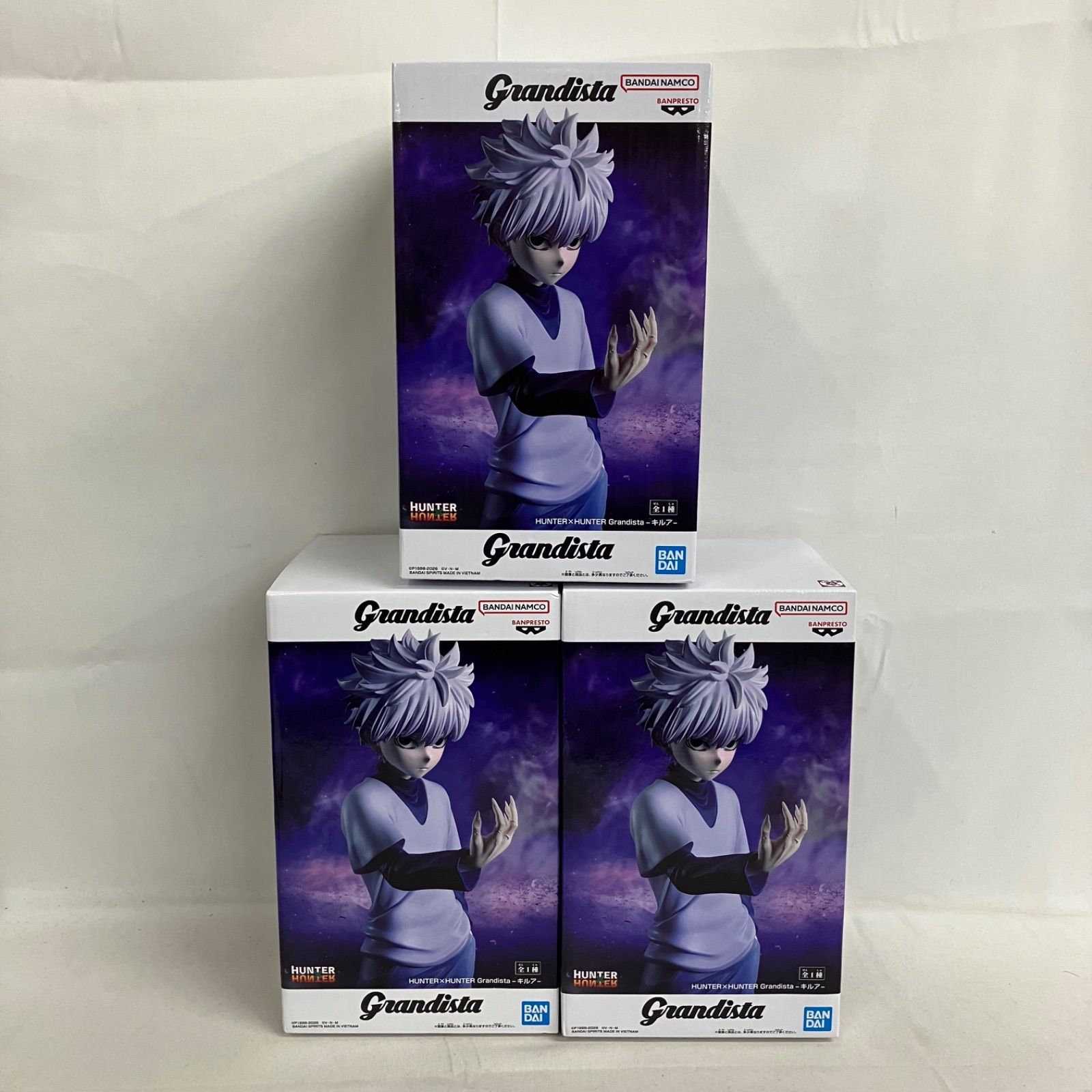 未開封 ハンターハンター Grandista キルア フィギュア 3個セット