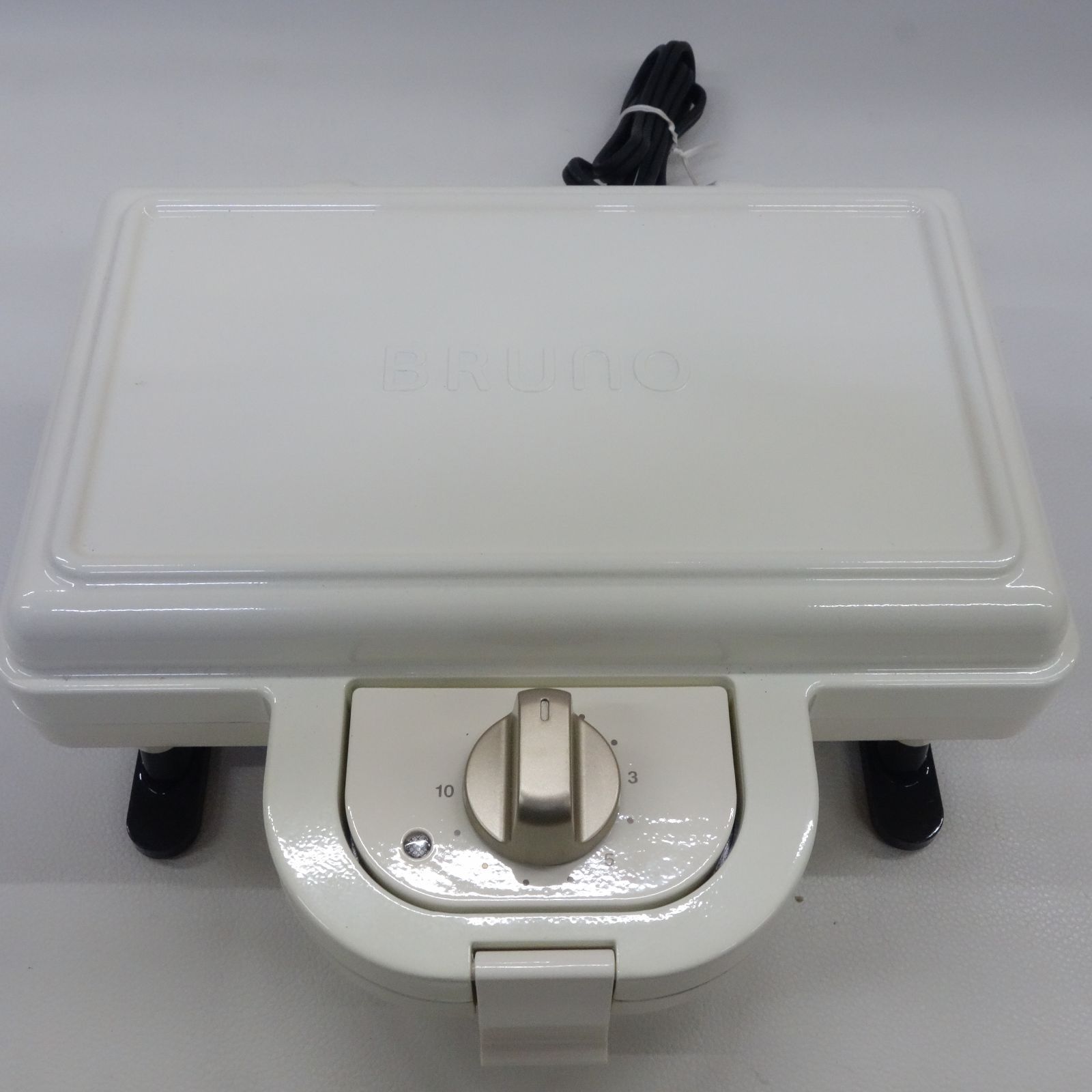 BRUNO ブルーノ のホットサンドメーカー ダブルタイプ ホワイト - メルカリ