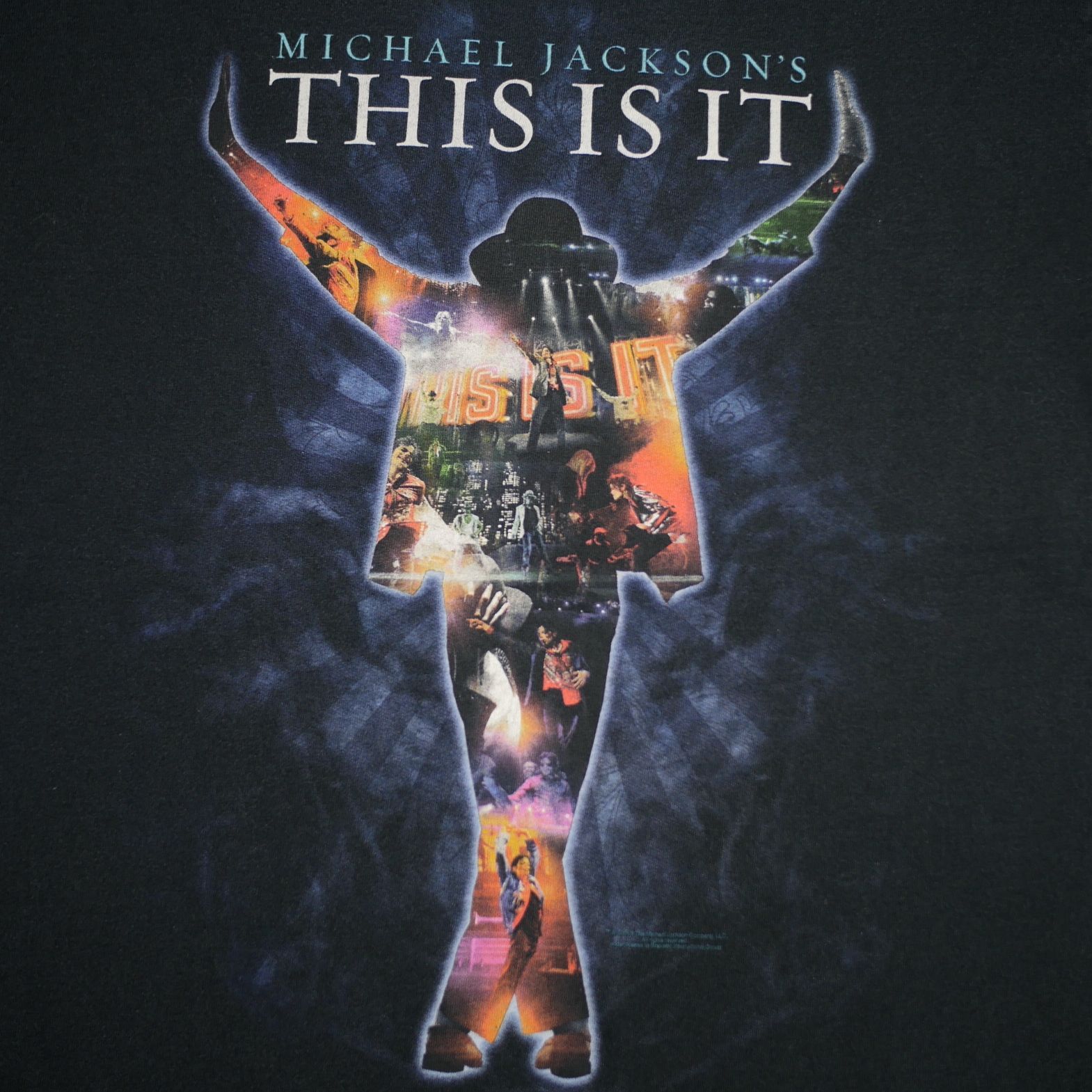 M】00s Michael Jackson マイケルジャクソン THIS IS IT Tシャツ ©2009