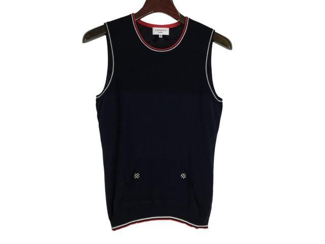 中古ゴルフウェア】LANVIN SPORT(ランバンスポール) ニットベスト M