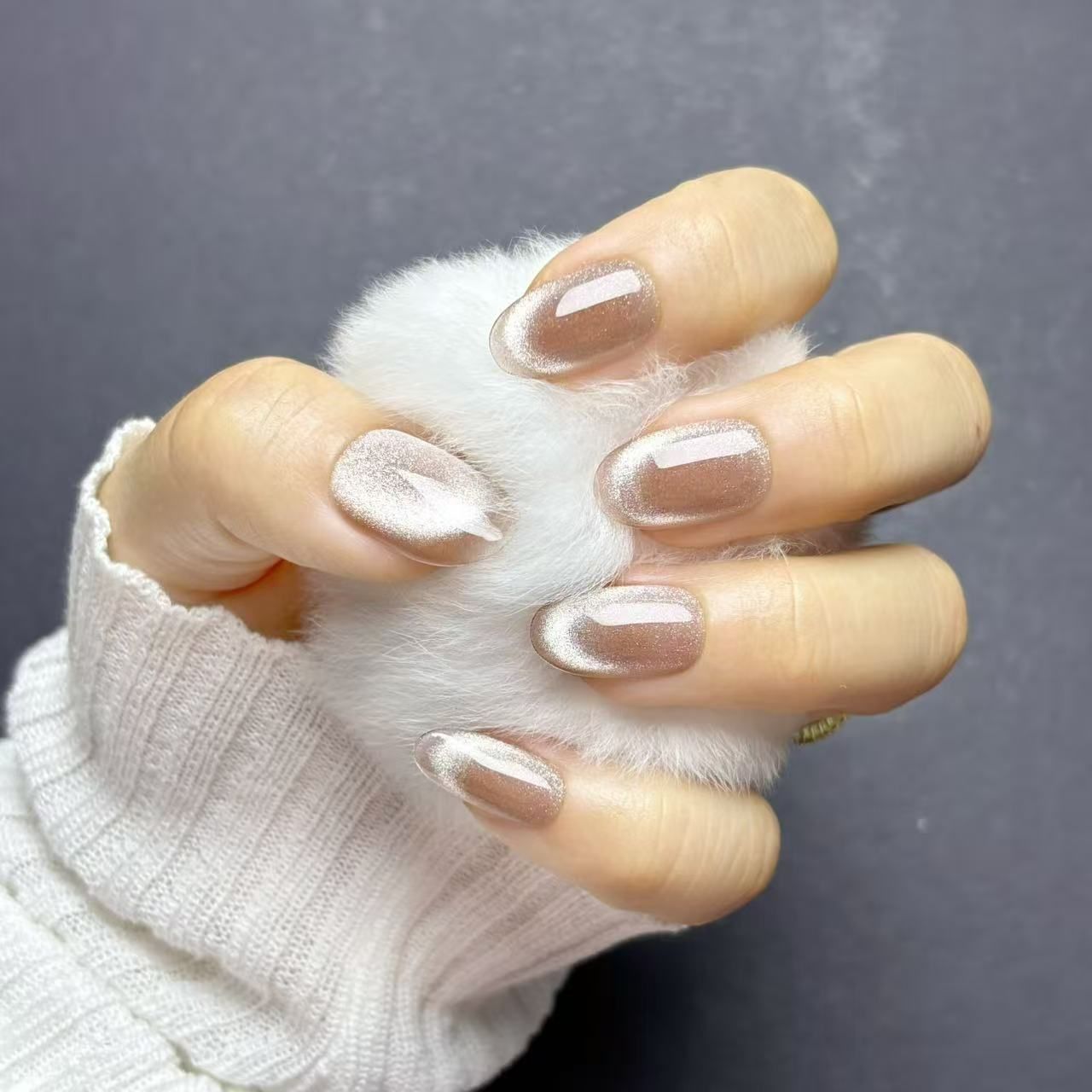 新春SALE】OHMI GALLERY マグネットネイルチップ ショートオーバル