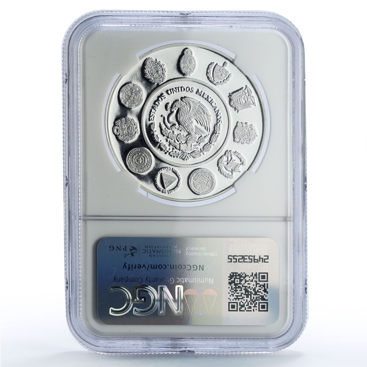 メキシコ 5 ペソ パソ ムエルテ マン ホース イベロ アメリカン PF68